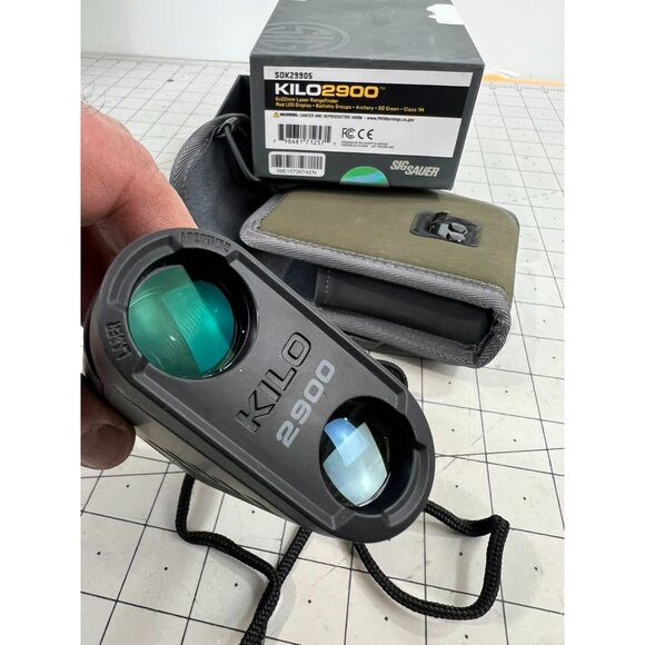 Sig Sauer KILO 2900 6x22mm Laser Rangefinder w/Box & Carry Pouch New SOK29905 - Picture 5 of 9